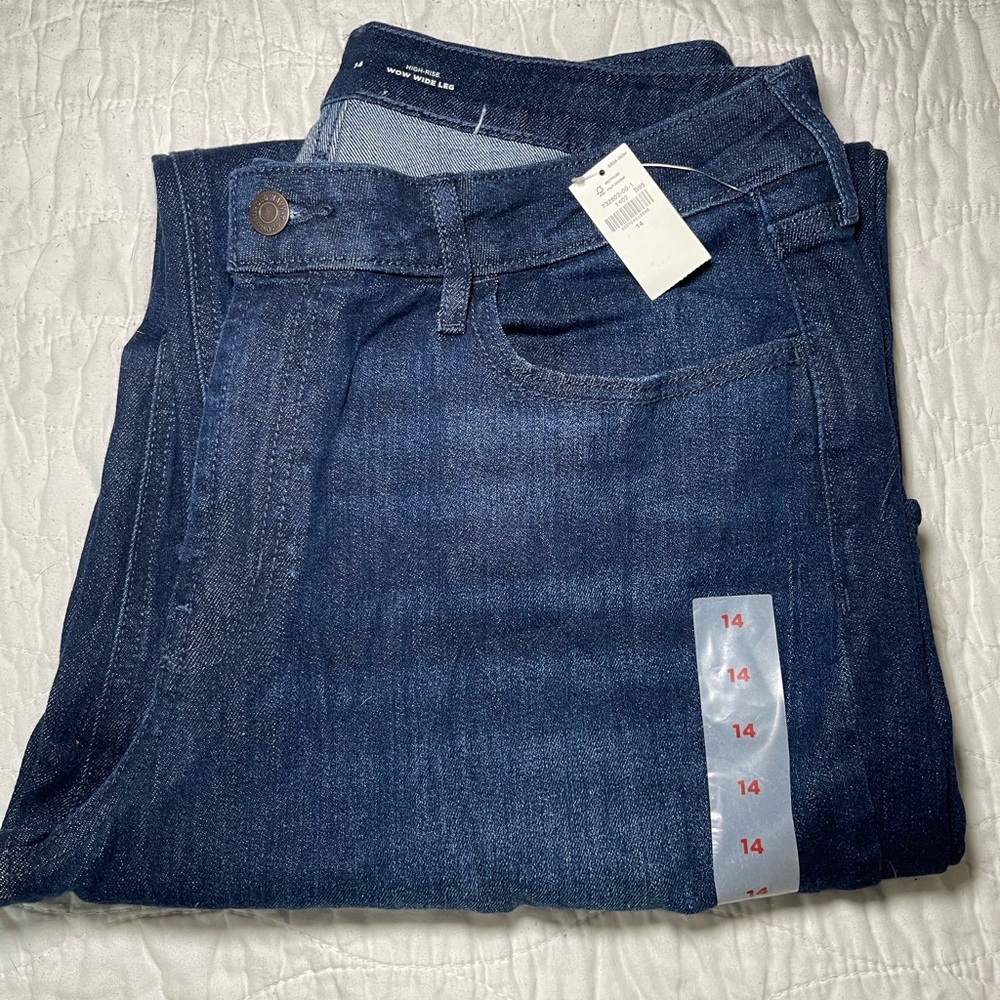 Wow Wide Leg High Rise Old Navy Jeans